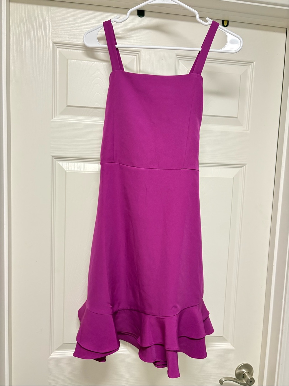 NWT Rare Editions Fuchsia Ruffle Dress Sz 16 Big Girl’s Bow Purple Dance Wedding